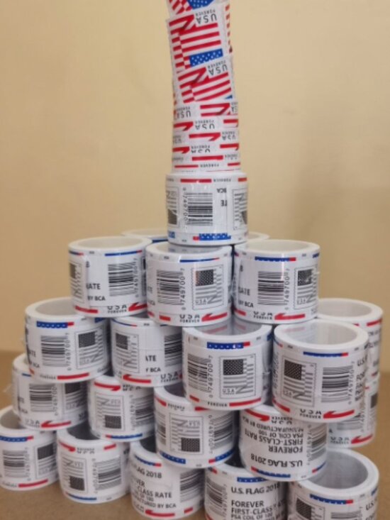 1000 usps forever stamps of 2018 Mail U.S.A. Flag Postage - Picture 1 of 1